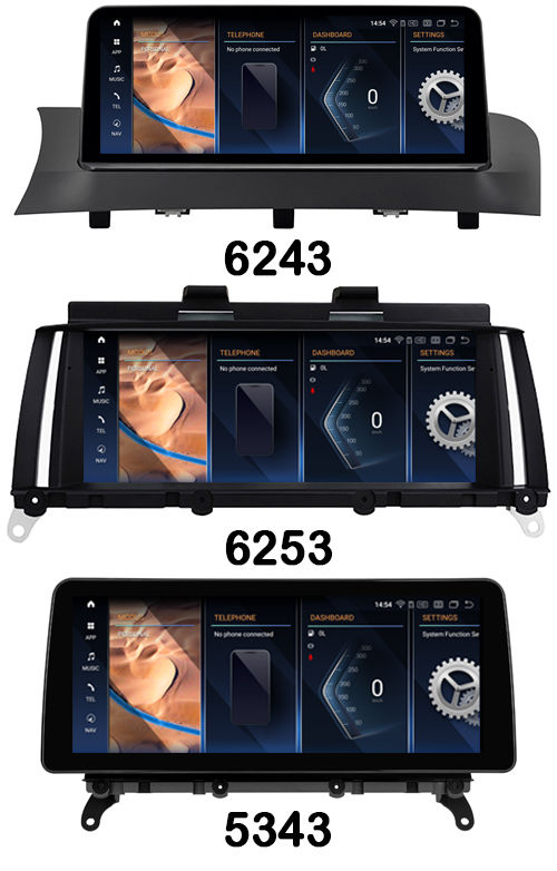 8.8''/10.25''/12.3'' Screen For BMW X3 F25 2011-2013 CIC Android Multimedia Player(BL/BLA/BLB/BLC6243/6253/5343)