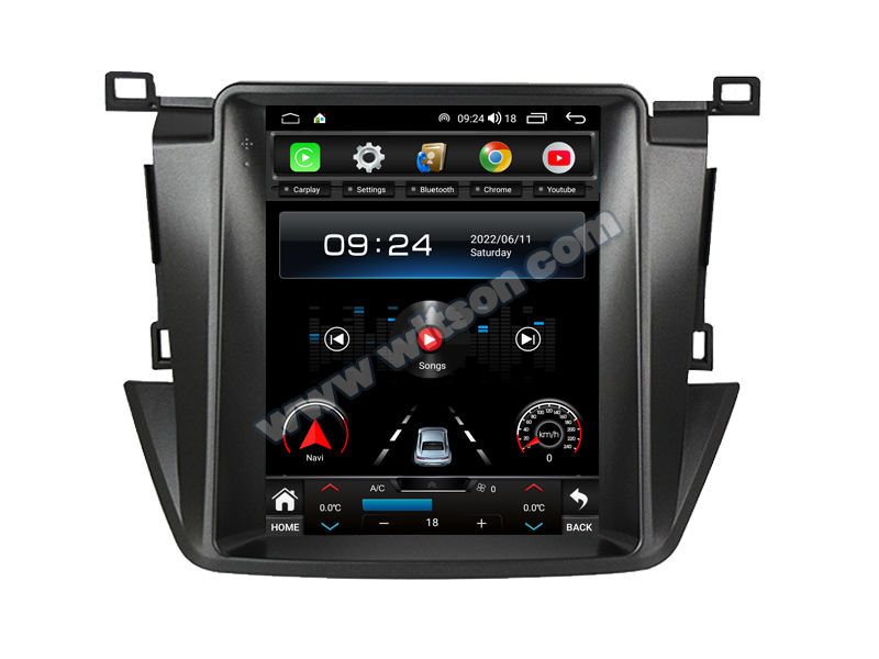 9.7'' Tesla Vertical Screen For Toyota Rav4  2013-2018 Android Car Multimedia Player(THB/THV1120)