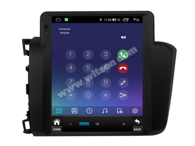 9.7'' Tesla Vertical Screen For Honda Civic  2012-2015 Left Hand Driver Android Car Multimedia Player(THB/THV1315)