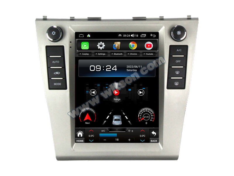 9.7'' Tesla Vertical Screen For Toyota Camry XV40 Aurion 2007-2011 Android Car Multimedia Player(THB/THV1117)
