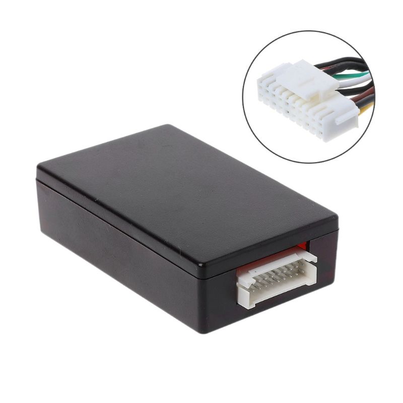 For OEM Factory Car Backup Rear View Camera RGB to AV Converter Adapter Box for Volkswagen VW Passat CC Tiguan Magotan(L-001)