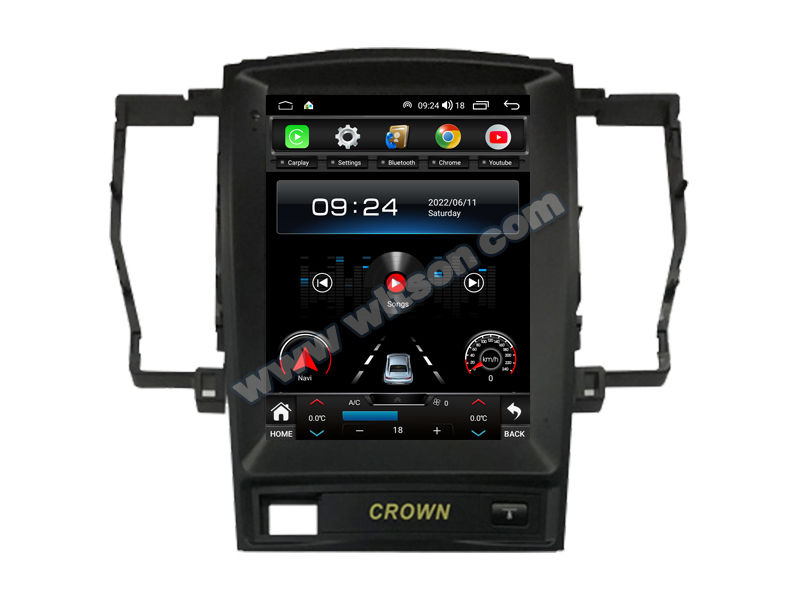 9.7'' Tesla Vertical Screen For Toyota Crown 2005-2009  Android Car Multimedia Player(THB/THV1147)