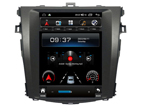 9.7'' Tesla Vertical Screen For Toyota Corolla E140 E150 2006-2013 Android Car Multimedia Player(THB/THV1124)