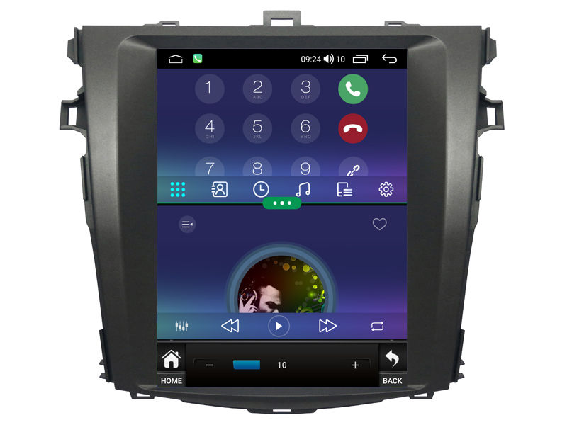 9.7'' Tesla Vertical Screen For Toyota Corolla E140 E150 2006-2013 Android Car Multimedia Player(THB/THV1124)