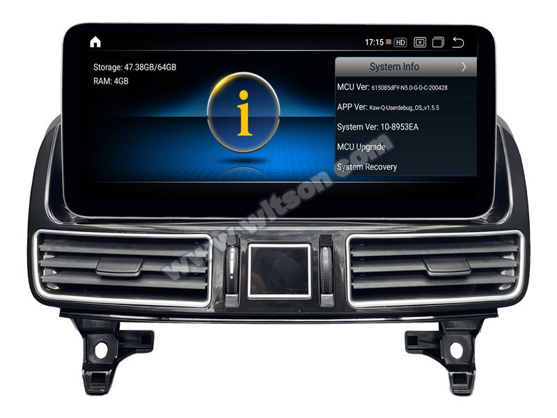 12.3''Screen For MERCEDES-BENZ ML-Class W166/GL-Class X166 2012-2015(NTG4.5 ) Android Multimedia Player(ZF7515/ZFA7115)