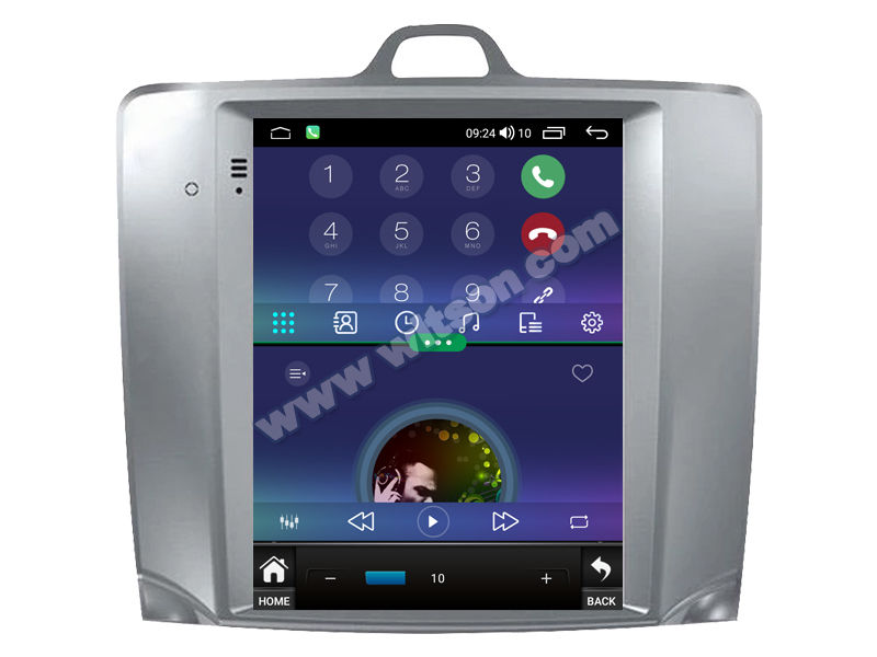 9.7'' Tesla Vertical Screen For Ford Focus 2 3 Mk2 Mk3 2004-2011 Android Car Multimedia Player(THB/THV1489)