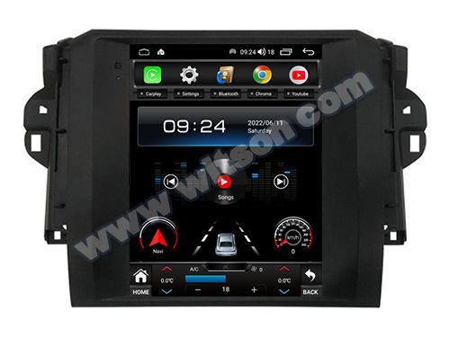 9.7'' Tesla Vertical Screen For Toyota Fortuner 2017-2022 Android Car Multimedia Player(THB/THV1172)