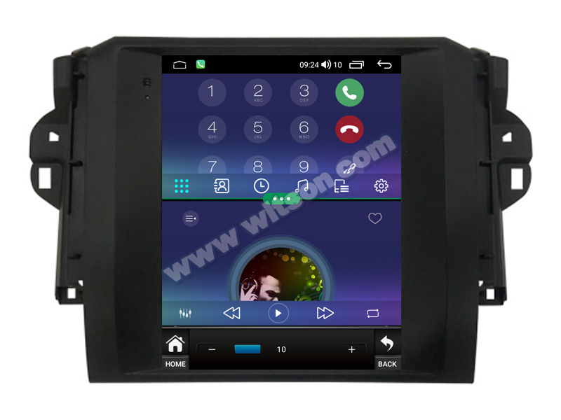 9.7'' Tesla Vertical Screen For Toyota Fortuner 2017-2022 Android Car Multimedia Player(THB/THV1172)