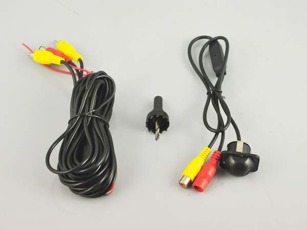 Car Rear View Camera Night Vision Reversing Auto Parking Camera IP68 Waterproof CCD LED Auto Backup Monitor 170 Degree(S307)