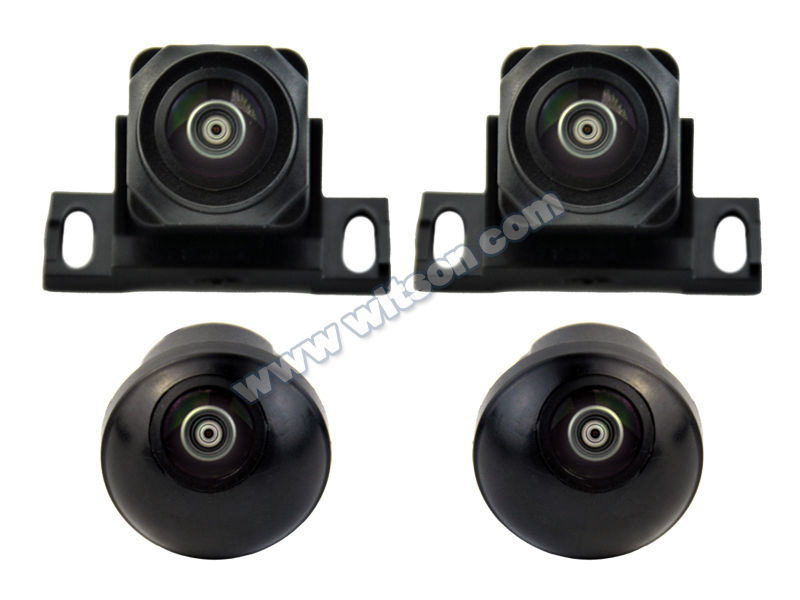 360 Car Camera Panoramic Surround View 1080P AHD Right+Left+Front+ Rear View Camera System for Android Auto Radio Night Vision(S360A)