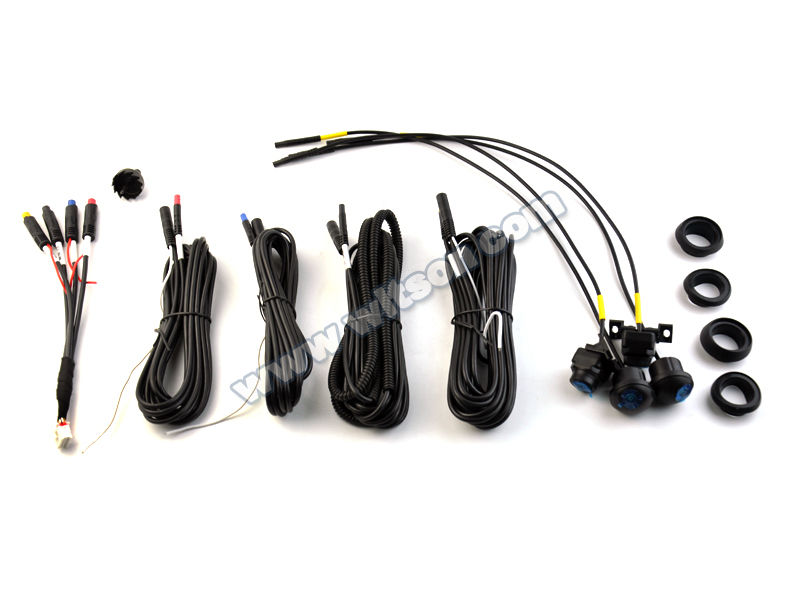 360 Car Camera Panoramic Surround View 1080P AHD Right+Left+Front+ Rear View Camera System for Android Auto Radio Night Vision(S360A)