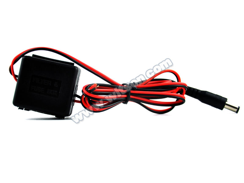12V DC Power Relay Capacitor Filter Connector Rectifier for Car Rear View Backup Camera(L-009)