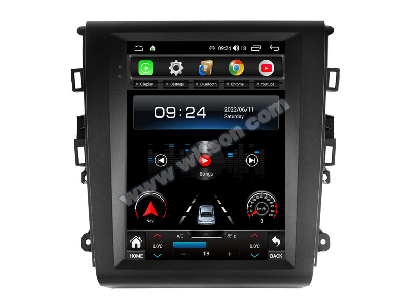 9.7'' Tesla Vertical Screen For Mondeo Fusion MK5 2013-2020 Android Car Multimedia Player(THB/THV1459)