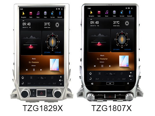 Tesla Vertical Android Screen For Toyota Land Cruiser 2016-2020  Car Multimedia Stereo GPS Carplay Player(TZG1807/TZG1829)