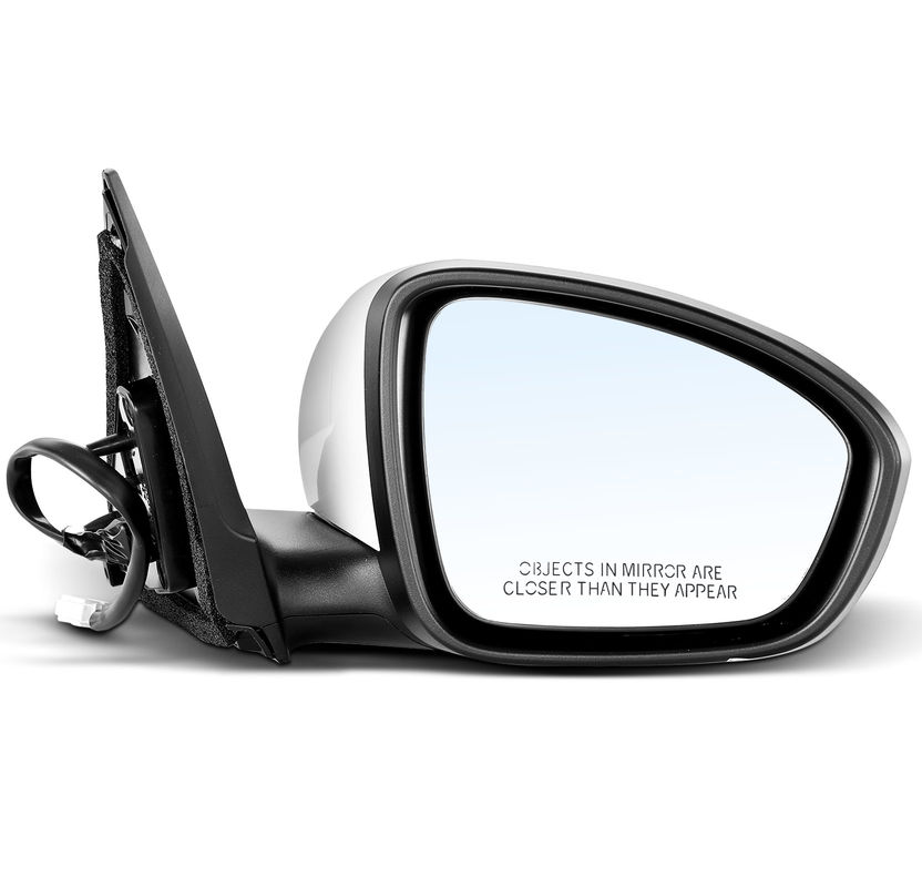 Front Passenger White Power Mirror with 3-Pin for Nissan Sentra 2020 2021 2022