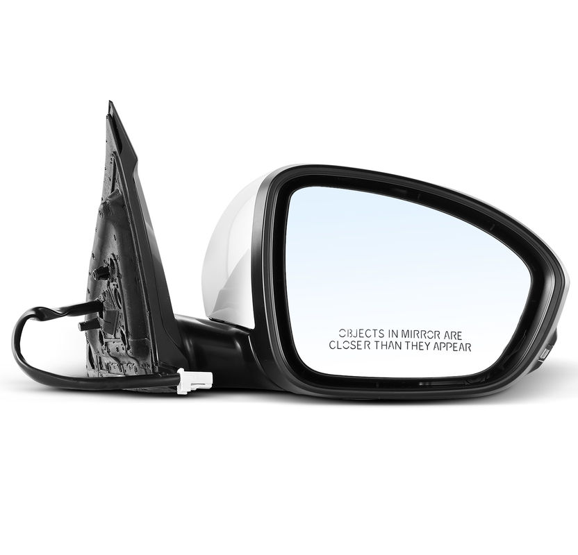 Front Right White Power Heated Mirror with TurnSignal for Nissan Altima 19-21
