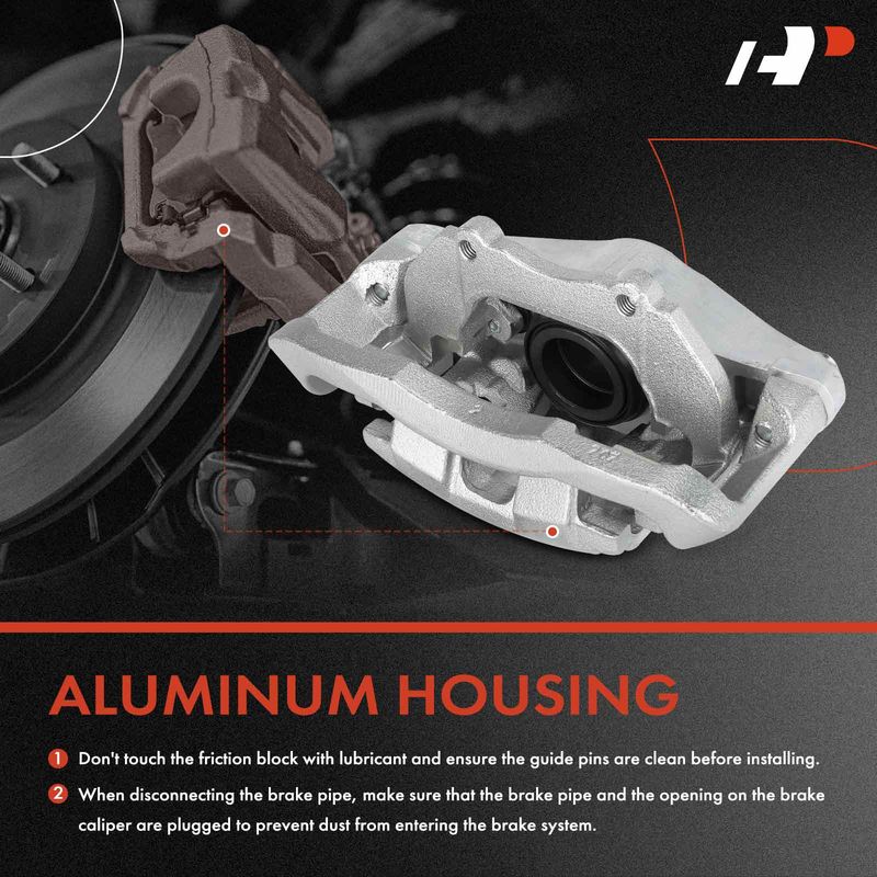 Front Passenger Disc Brake Caliper for Volvo C70 06-13 S40 05 V50 10-11