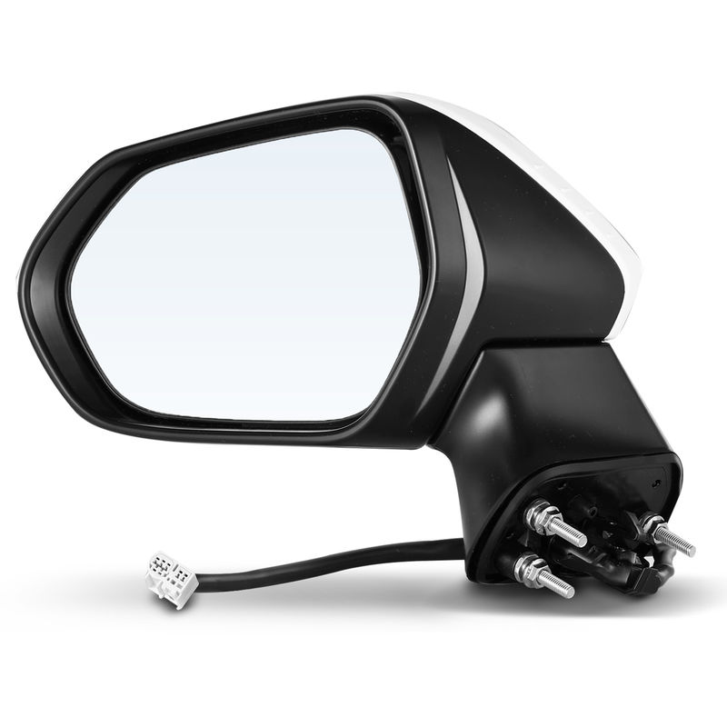 Front Driver White Power Heated Mirror for Toyota Corolla 2019-2022