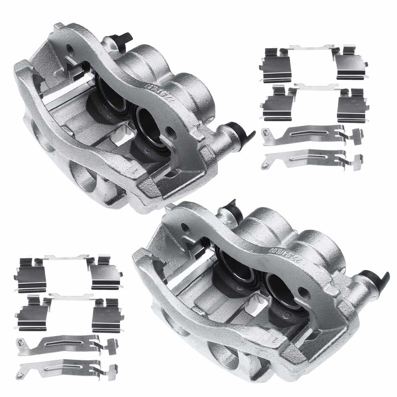 2x Front Disc Brake Calipers for Ram ProMaster 1500 2500 3500 14-19