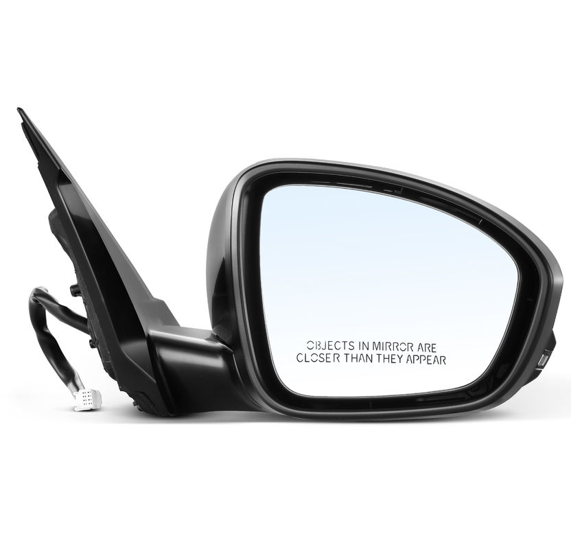 Front Right Black Power Heated Mirror with TurnSignal for Nissan Altima 19-21
