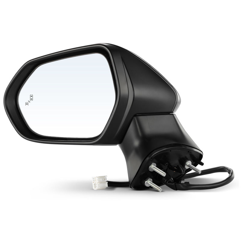 Front Driver Black Power Heated Mirror with 7-Pins for Toyota Camry 2018-2022