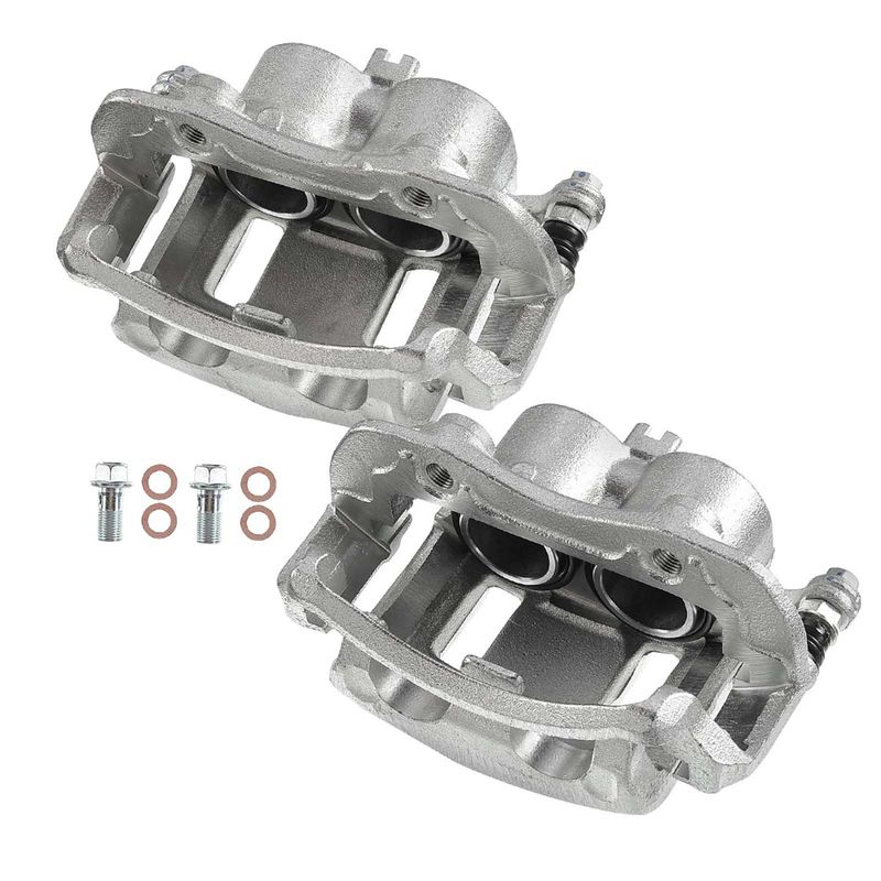 2x Front Disc Brake Calipers for Nissan Xterra 2000-2004 Frontier 2003-2004