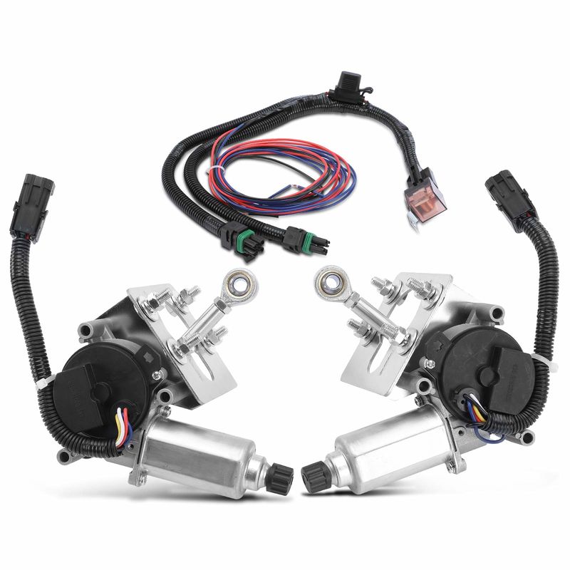 2x Front Driver & Passenger Headlight Headlamp Motor 4-Pins for Chevy Corvette