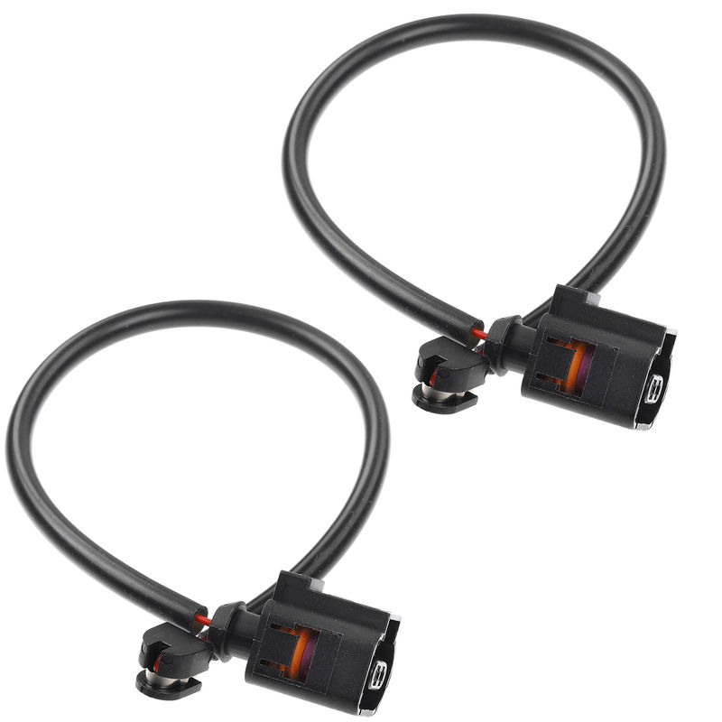 2x Front Disc Brake Pad Wear Sensor for Volkswagen Touareg 2011-2015 Porsche