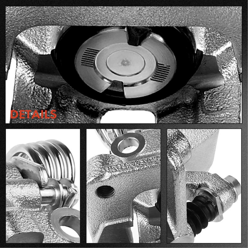 Rear Driver Disc Brake Caliper with Bracket for Ford Mustang 1999-2004