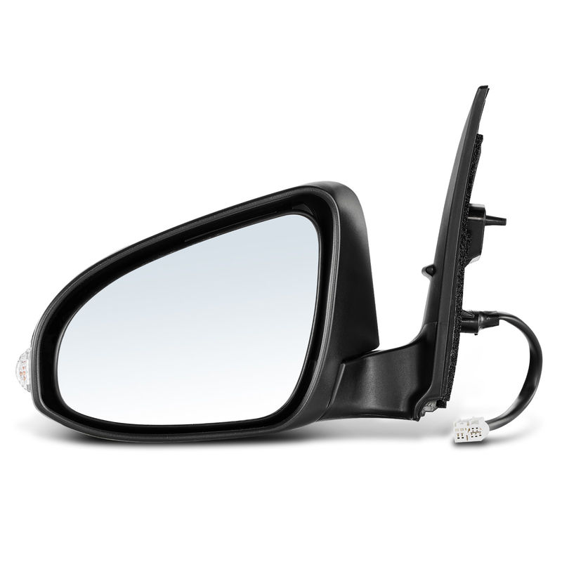 Front Driver White Power Heated Mirror for Toyota Corolla 2014-2019