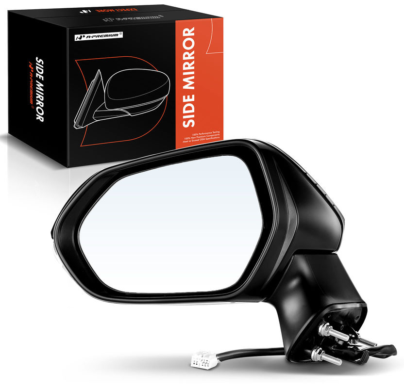 Front Driver Black Power Heated Mirror for Toyota Corolla 2019-2022