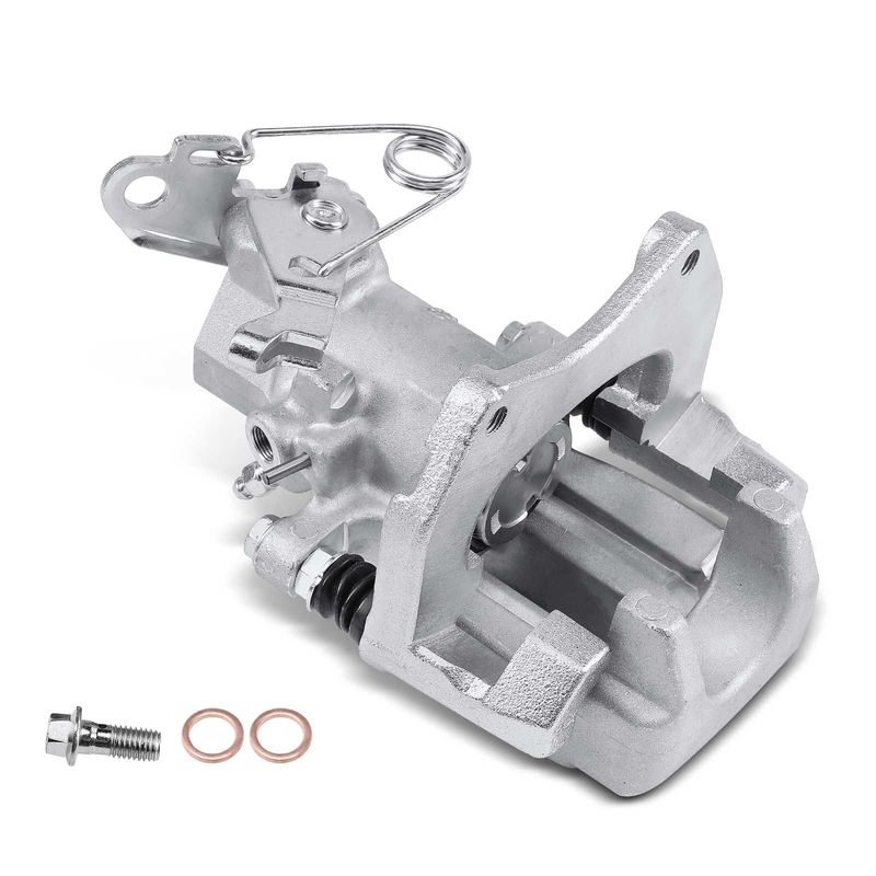 Rear Passenger Disc Brake Caliper with Bracket for Audi A8 Quattro 00-03 V8 4.2L