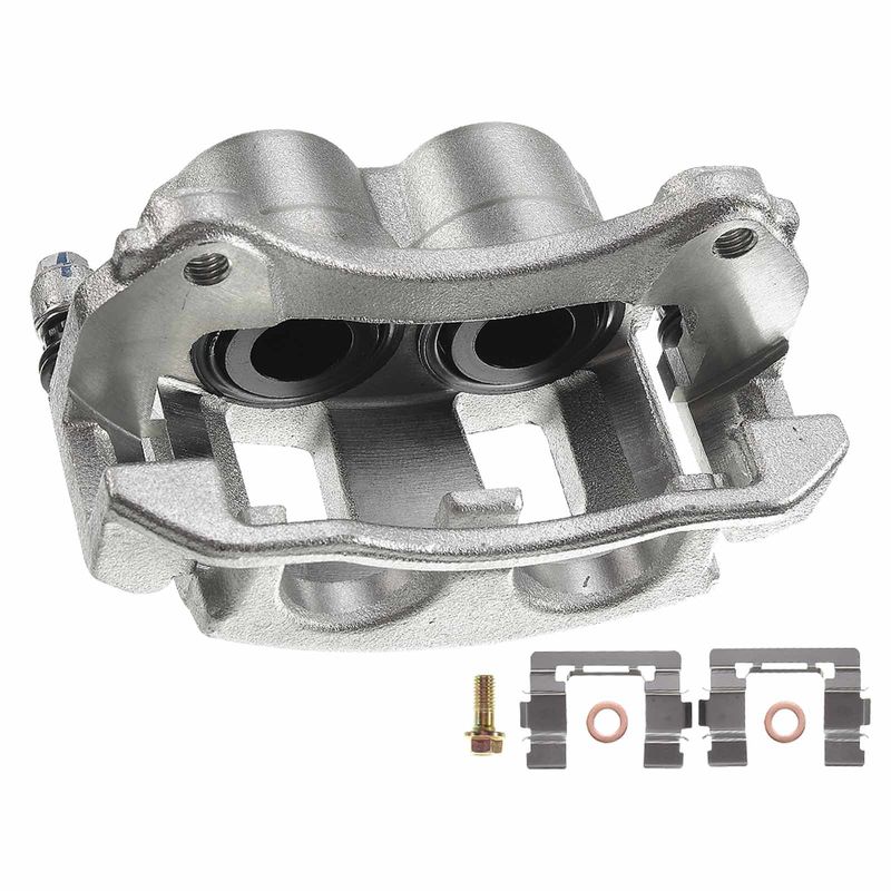 Front Driver Brake Caliper with Bracket for Chevy Equinox 05-06 Saturn Vue 04-07
