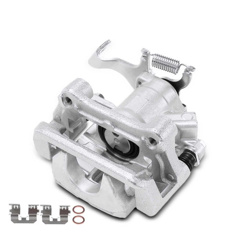 Rear Passenger Disc Brake Caliper with Bracket for Mazda 3 3 Sport 14-18