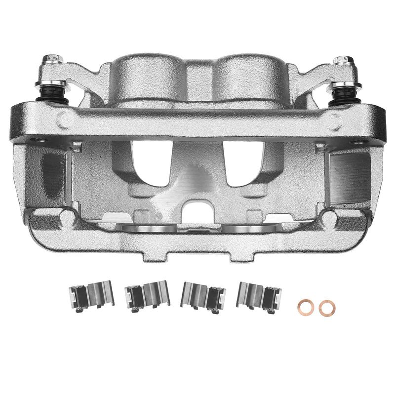 Front Driver Brake Caliper with Bracket for Ford F-250 350 450 Super Duty 13-15