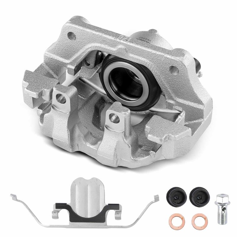 Front Driver Disc Brake Caliper with Bracket for BMW 323i 328i xDrive 328xi X1