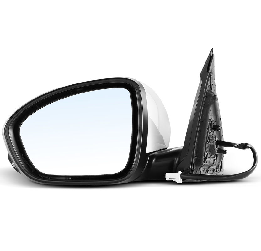 Front Driver White Power Heated Mirror with Turn Signal for Nissan Altima 19-21