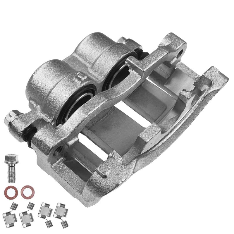 Front Driver Brake Caliper with Bracket for Chevy Blazer S10 GMC Jimmy Sonoma