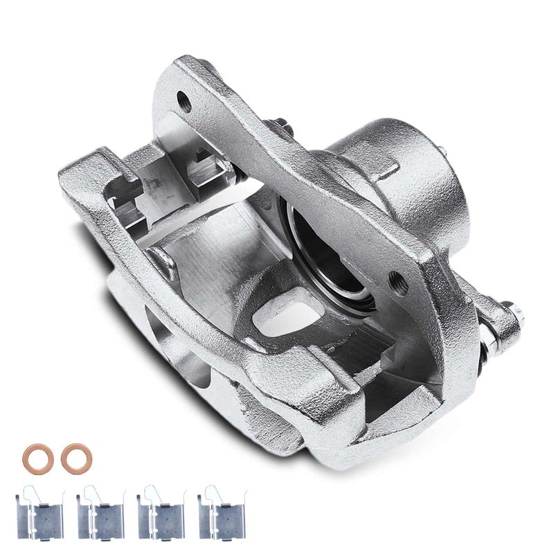 Front Driver Brake Caliper with Bracket for Toyota RAV4 2006-2018 North American
