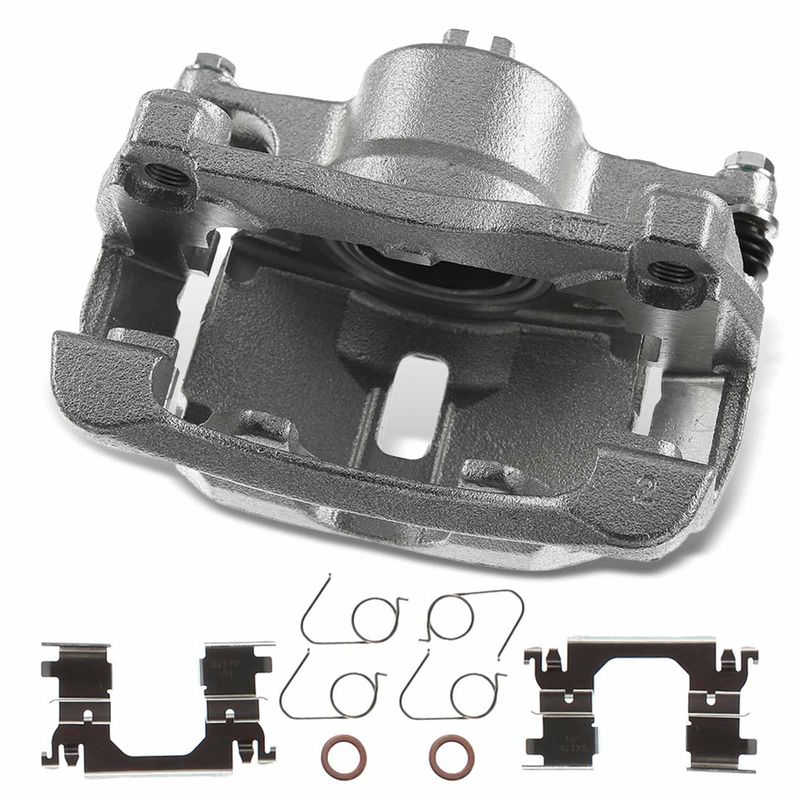 Front Driver Brake Caliper with Bracket for Nissan Rogue 2014-2018 2-Rows Seats