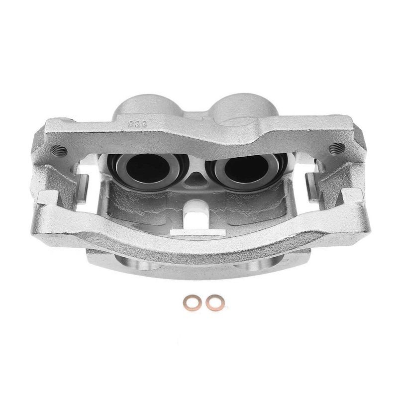 Front Driver Disc Brake Caliper with Bracket for Chevy Silverado 3500 GMC Sierra
