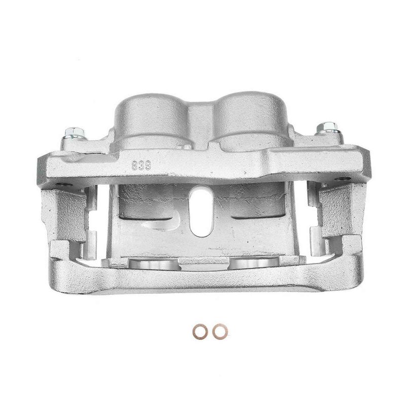 Front Driver Disc Brake Caliper with Bracket for Chevy Silverado 3500 GMC Sierra
