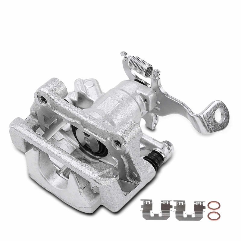 Rear Driver Disc Brake Caliper with Bracket for Mazda 3 3 Sport 2014-2018
