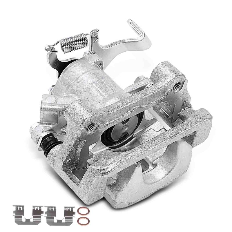 Rear Driver Disc Brake Caliper with Bracket for Mazda 3 3 Sport 2014-2018
