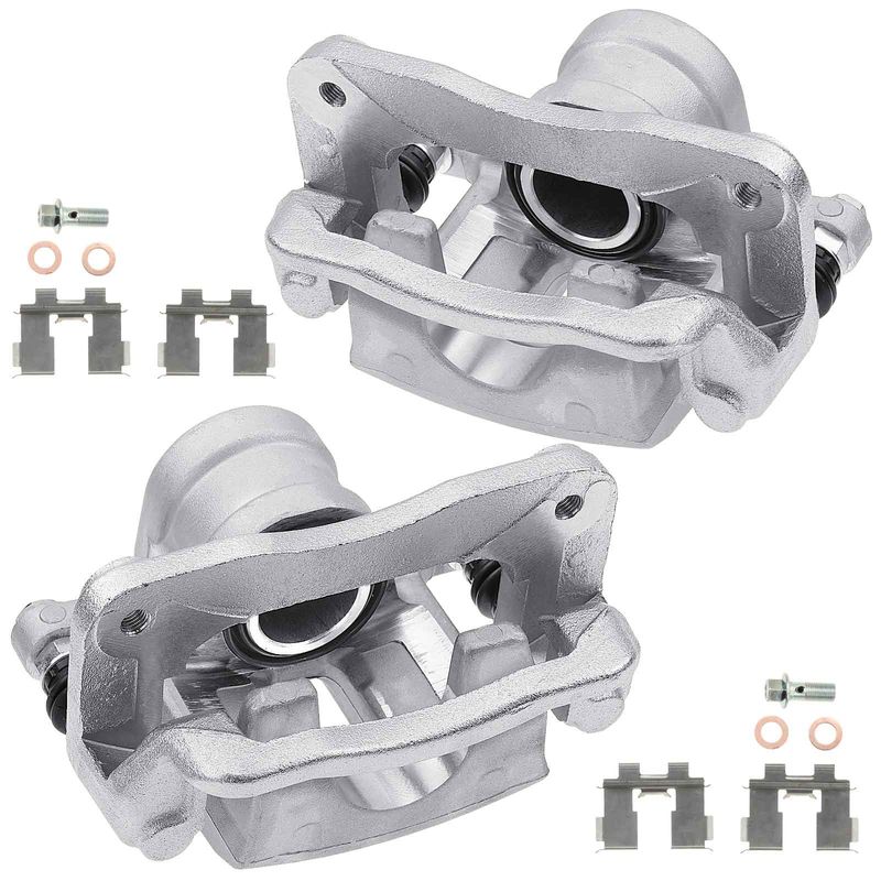 2x Rear Disc Brake Calipers with Bracket for Hyundai Santa Fe 2007-2009