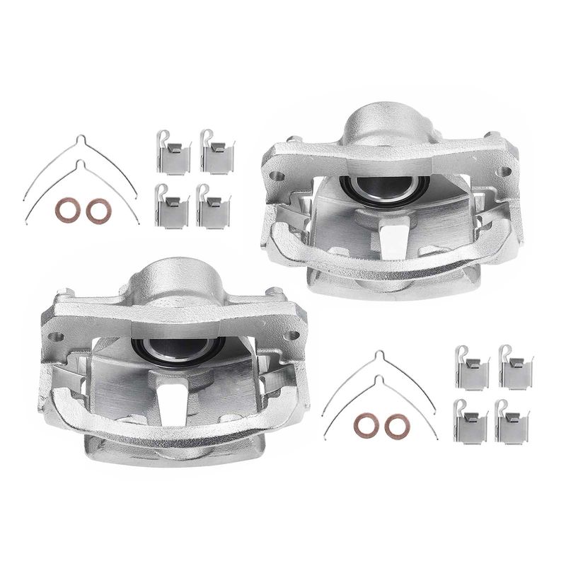 2x Front Disc Brake Calipers with Bracket for Toyota Camry 1992-1996 L4 2.2L