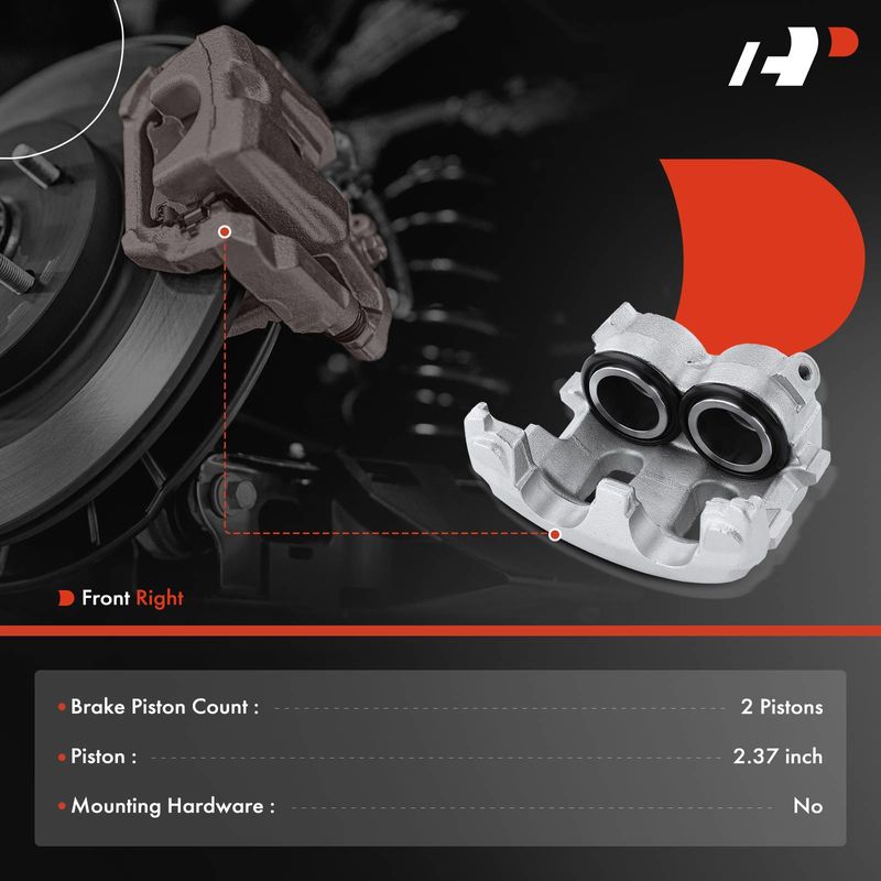 Front Passenger Disc Brake Caliper for Dodge M300 RM300 73-74 M350 R300 1974