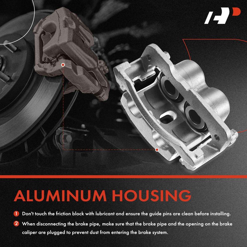 Front Disc Brake Caliper with Bracket for Mercedes-Benz W211 W164 E350 ML320