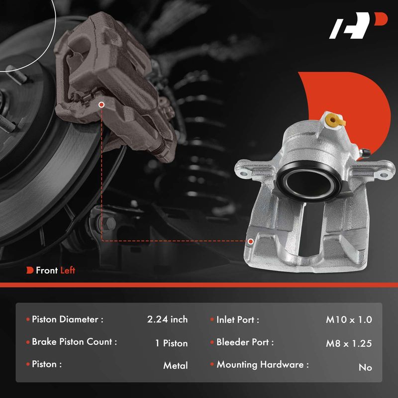 Front Driver Brake Caliper for Mercedes-Benz C280 C320 C209 W203 S203 R171