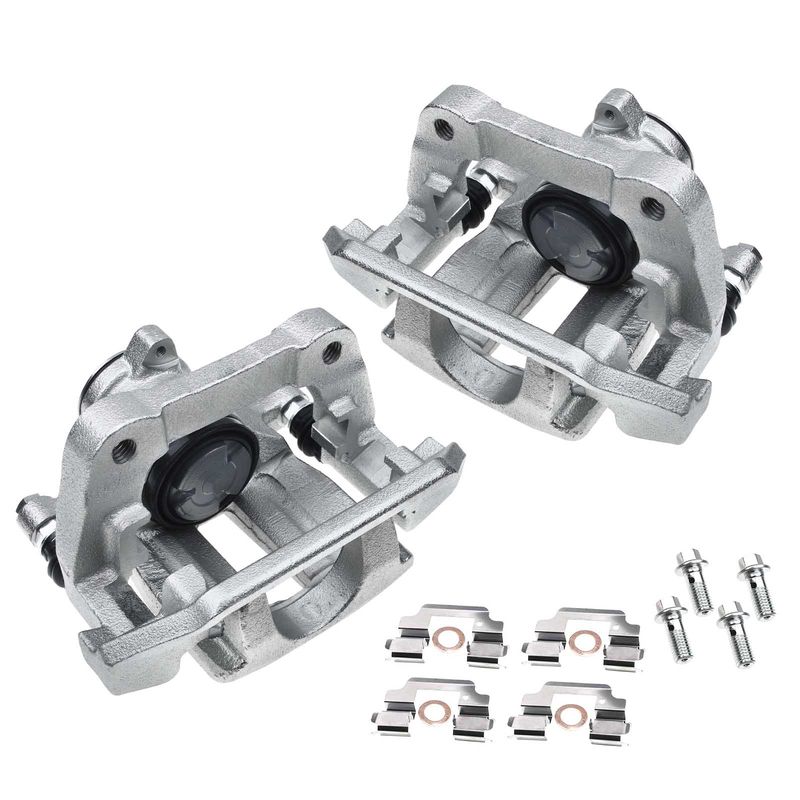 2x Rear Disc Brake Calipers with Bracket for Volvo XC60 S60 XC70 S80 V60 V70